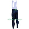 Fietsbroek Lang met Bretels 2017 Movistar Team N001